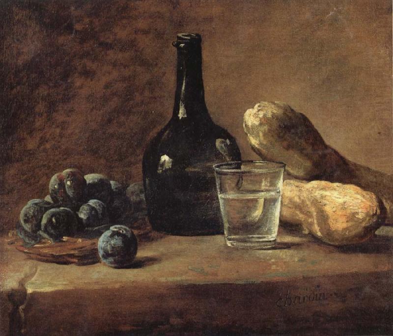 Still Life with Plums, Jean Baptiste Simeon Chardin